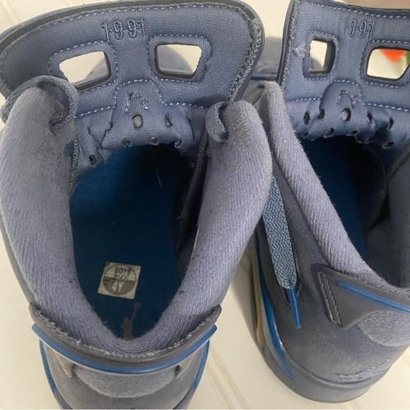 JORDAN AIR 6 VI RETRO SNEAKERS DIFFUSED BLUE “JIMMY BUTLER” BOYS SIZE 4Y W/5.5 - Picture 5 of 9